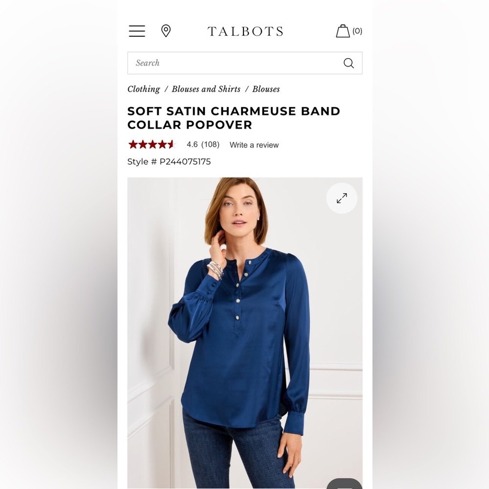 Talbot satin top - Picture 8 of 13